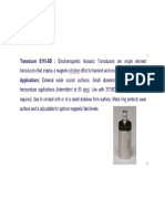 E110-SB Transducer Uses 38dlplus