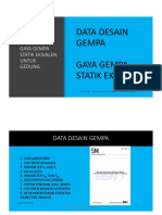 Data Desain Gempa Dan Elf PDF