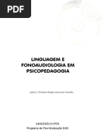 Linguagem e Fonoaudiologia Em Psicopedagogia