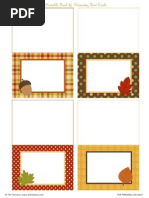 Free Thanksgiving Printables