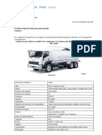 Truck Motor - Cisterna 5000 - Isuzu 2000 Proyect Espec Pasto Grande