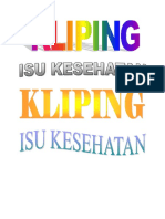 Kliping Isu Kesehatan