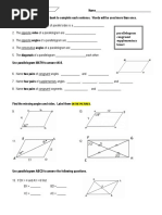 Geometric Transformations Practice Test | PDF