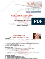 Dra. Yulia Trisna - Rekonsiliasi Obat WS PKPO KARS 19-20 Maret 2019