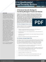A Homeland Security Strategy For Countering Biological Threats and Hazards PDF