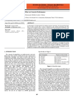 Effect of Additional Fiberglass Fiber On Concrete Performance