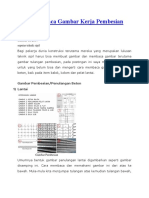 Cara Membaca Gambar Kerja Pembesian Beton