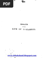 Essays On Life of Mohammad by Sir Syed Ahmed Khan PDF | PDF ...