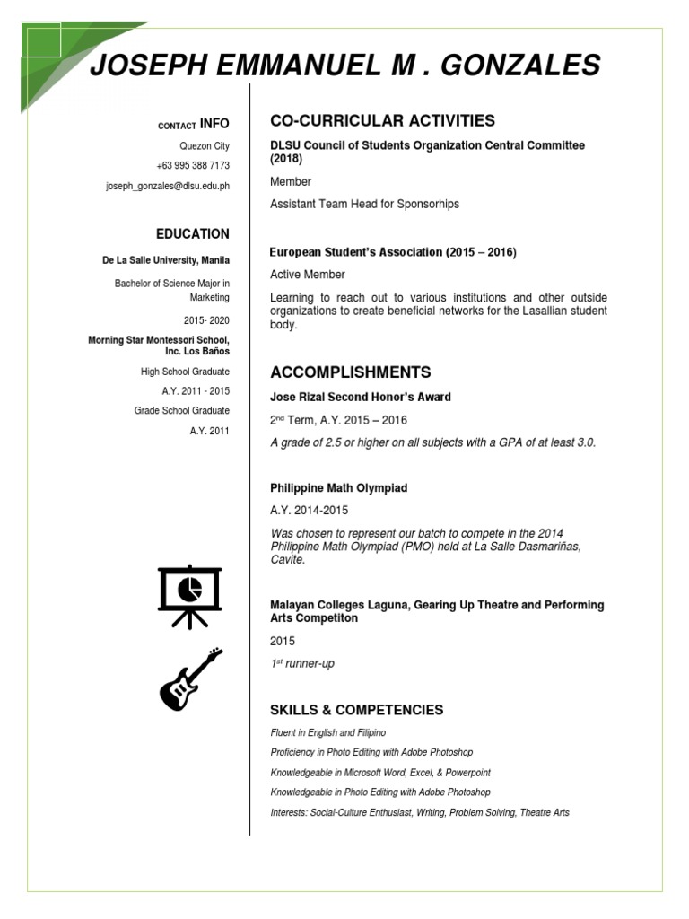 Gonzales Job Application Form PDF