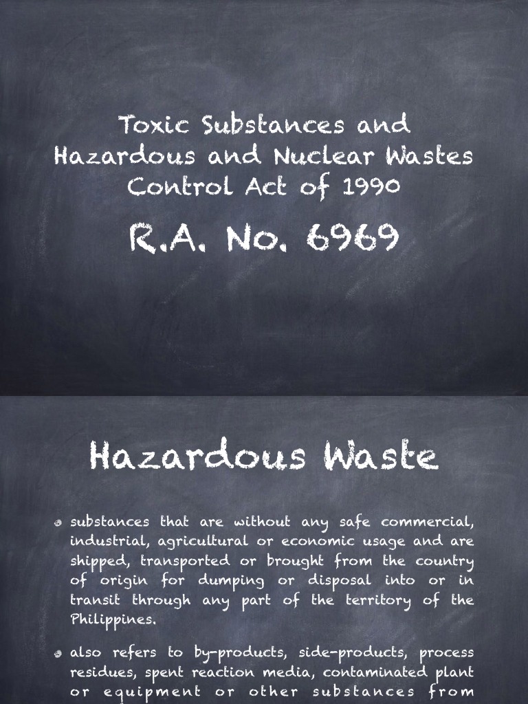 RA 6969.pdf Chemical Substances Waste Management Free 30day