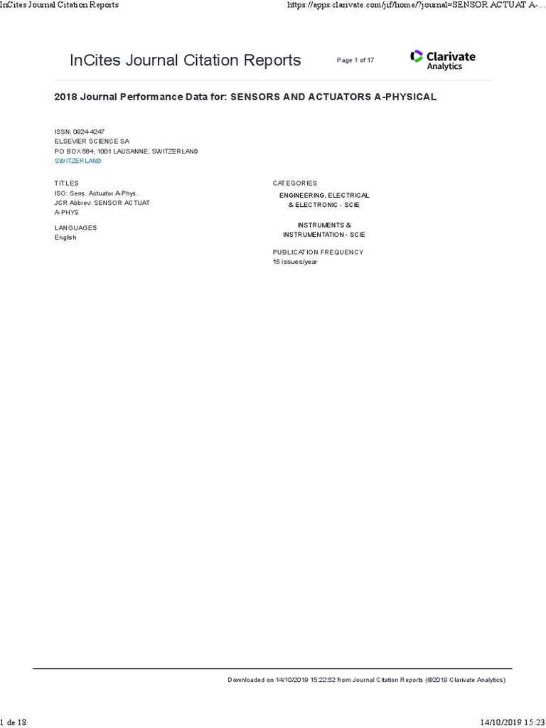 Sensors and Actuators APhysical PDF Citation Analytics