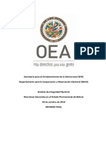 Informe Final Analisis de Integridad Electoral Bolivia 2019 OSG