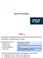 Soal Peracikan