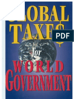 Global Taxes For World Government