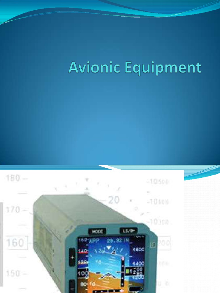 Avionic Equipment PDF