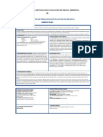 Aplicación Práctica Metodología Evaluación de Riesgo Ambiental