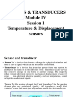 Module 4 Sesion 1 Temperature and Displacement Sensors