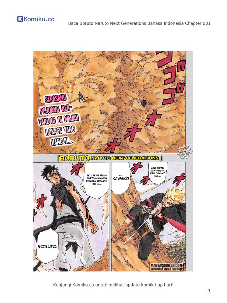 Komiku Co Boruto Naruto Next Generations Chapter 001 Pdf