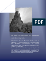 Diagnostico Los AndesUna Oportunidad para El Desarrollo Sostenible e Integracion PDF