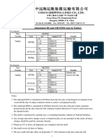 Notice of Adjustment IB and OB DND Rate in Turkey 2017