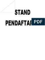 Stand Pendaftaran