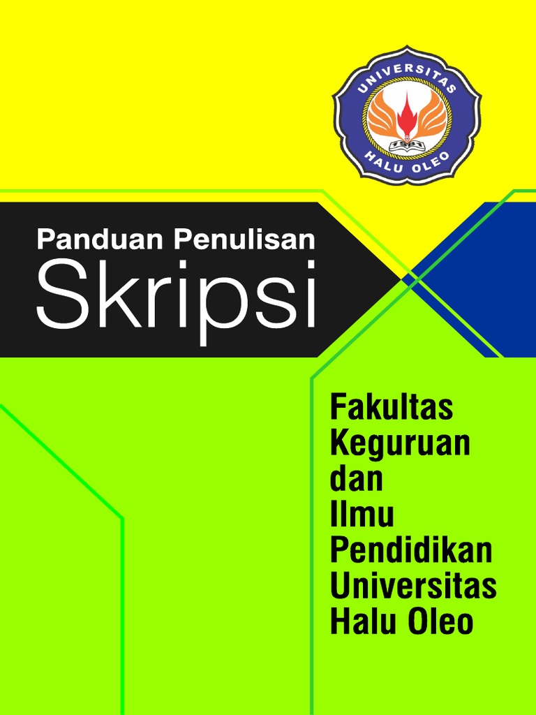 Panduan Skripsi FKIP UHO 2019 | PDF | Seni | Komputer