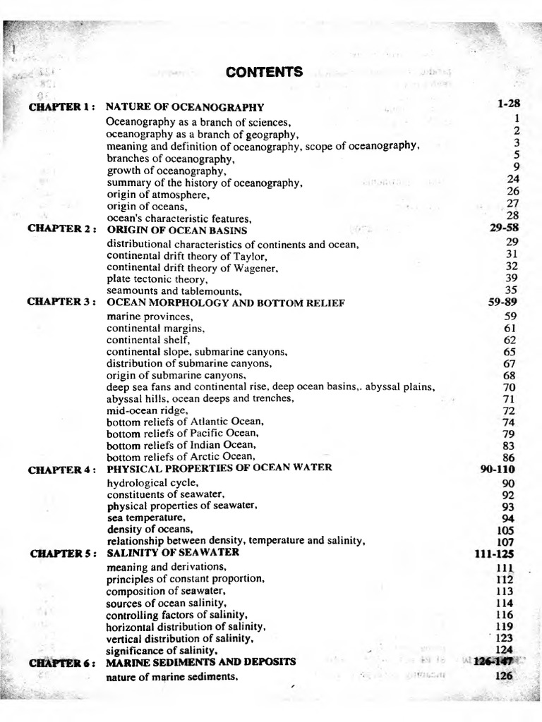 Oceanography PDF | PDF