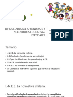 Dificultades Del Aprendizaje y Necesidades Educativas Especiales