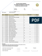 Daftar Hadir - Bahasa Indonesia