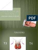 PATOLOGIAS DE TIROIDES