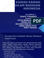 Kaidah Bahasa Indonesia Dasar Untuk Tulisan Ilmiah