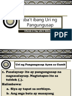 Iba't Ibang Uri NG Pangungusap