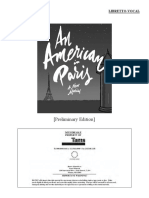 An American in Paris Script