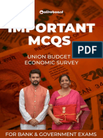 Budget Eco Survey MCQs
