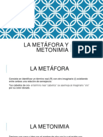Metáfora y Metonimia