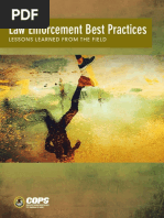 LE Best Practices: Lessons Learned From The Field
