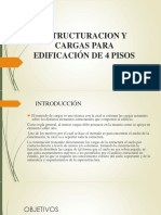 Estructuracion y Cargas para Edificación de 4 Pisos