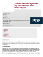 HSE OG46 Management of Instrumented Systems Providing Safety Functions of Low-Undefined Safety Integrity