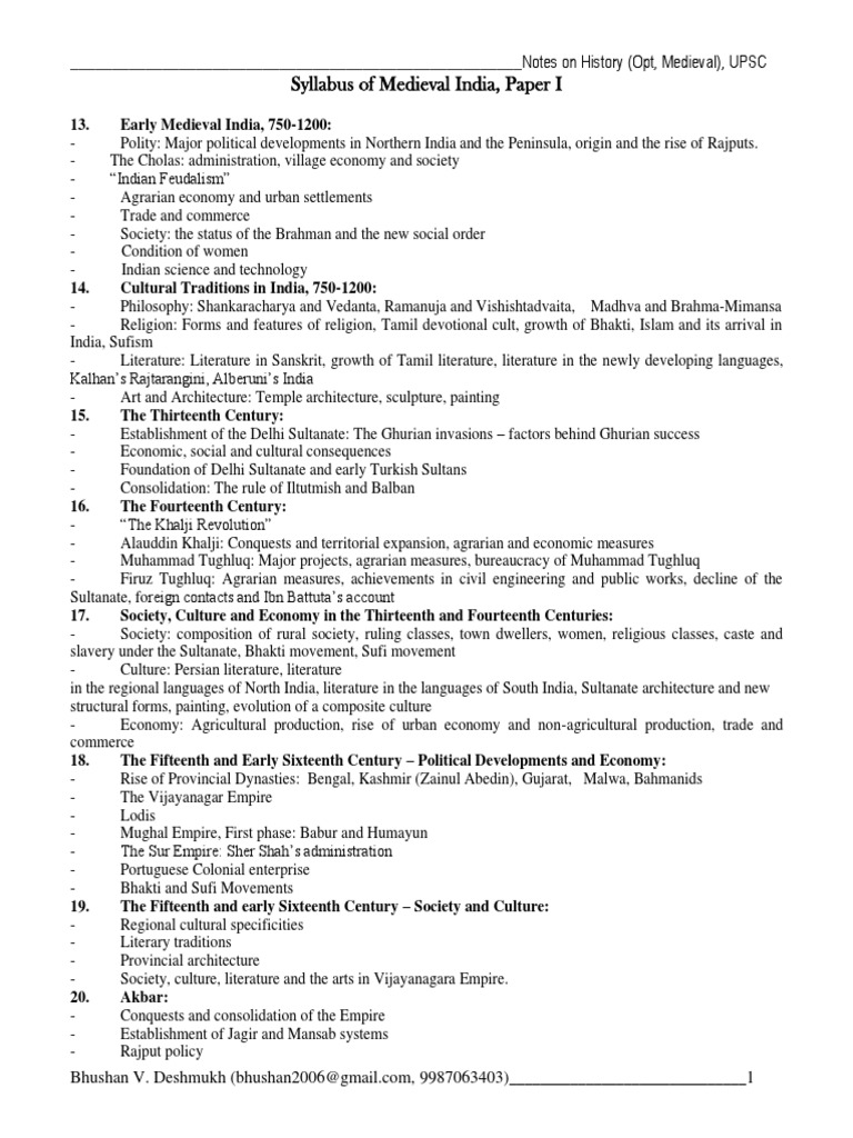 MEDIEVAL INDIA TOPPERS NOTES intelligence overview