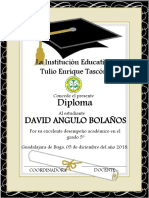Diplomas Grado5°