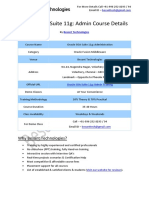 SOA 11g Admin Besant Technologies Course Syllabus