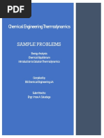 Thermodynamics Sample Problems