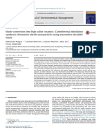 Waste Conversion Into High-Value Ceramics Carbothermal Nitridation