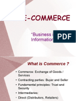 E-Commerce: "Business in The Information Age"