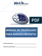 Manual de Discipulado para Nuevos Creyentes. Luis Mariano Cortés Vega