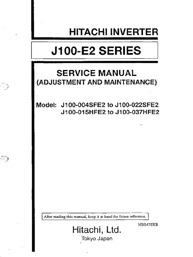 J100SeriesServiceManual PDF | PDF