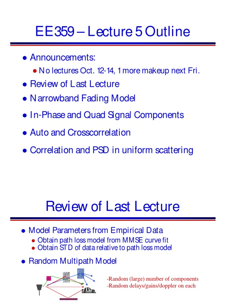 Lecture 5 | PDF | Waves | Telecommunications Engineering