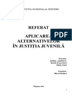 Aplicarea Alternativelor in Justitia Juvenila