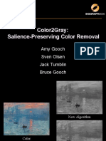 Color2Gray: Salience-Preserving Color Removal