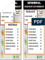 Daftar Menu